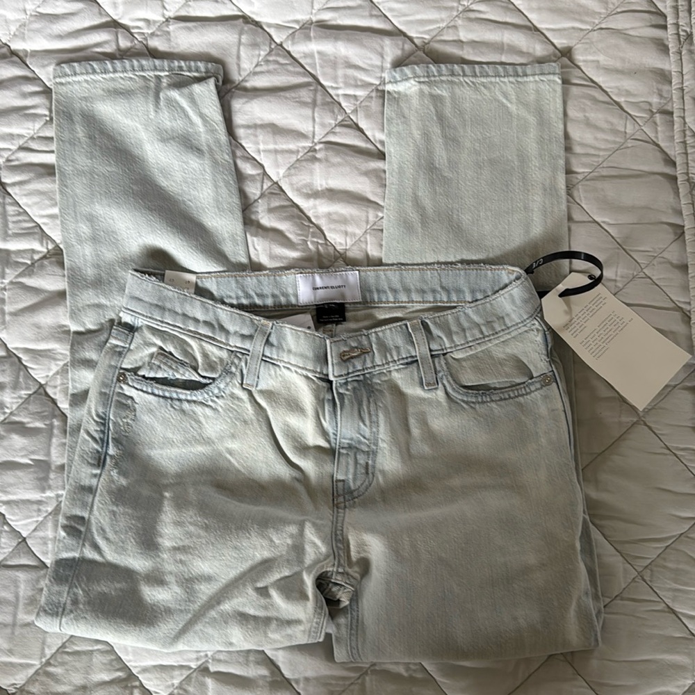 Current Elliott the cropped straight jeans size 26